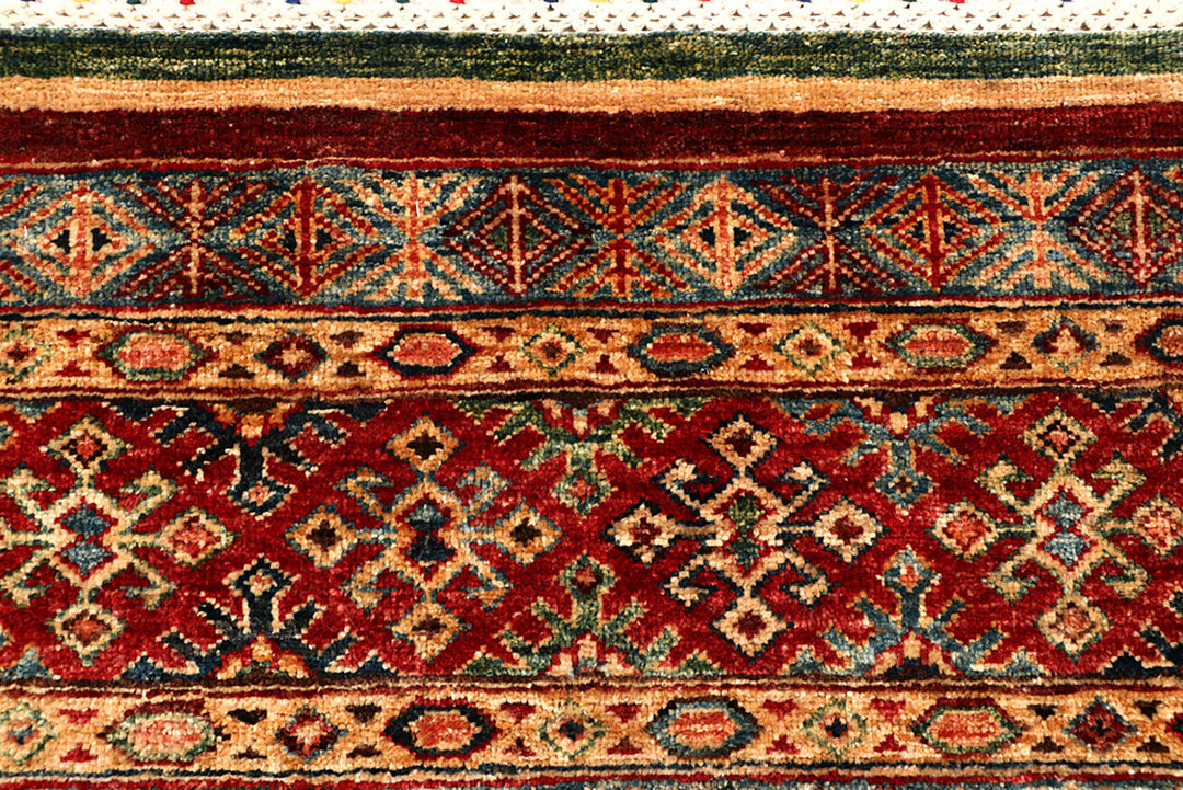 Multi Colored Kazak 2' 8 x 9' 4 - No. 68208 - ALRUG Rug Store
