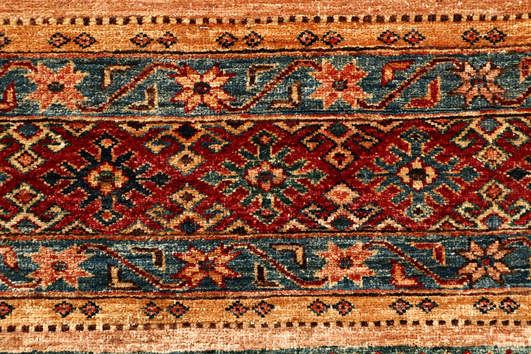 Multi Colored Kazak 2' 8 x 9' 4 - No. 68208 - ALRUG Rug Store