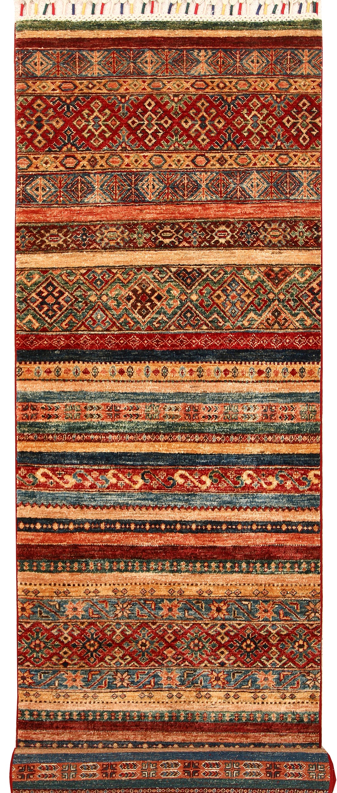 Multi Colored Kazak 2' 7 x 9' 4 - No. 68210 - ALRUG Rug Store