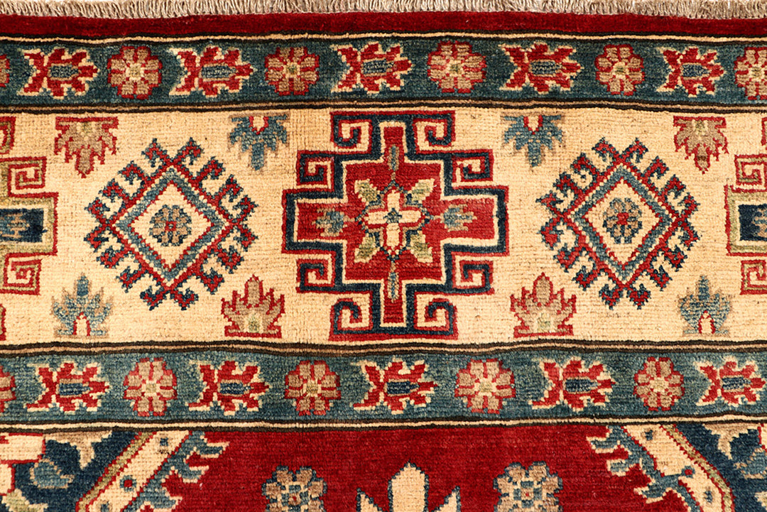 Firebrick Kazak 6' 7 x 9' 11 - No. 68233 - ALRUG Rug Store
