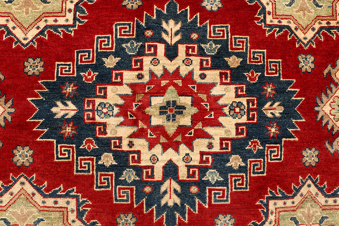 Firebrick Kazak 6' 7 x 9' 11 - No. 68233 - ALRUG Rug Store