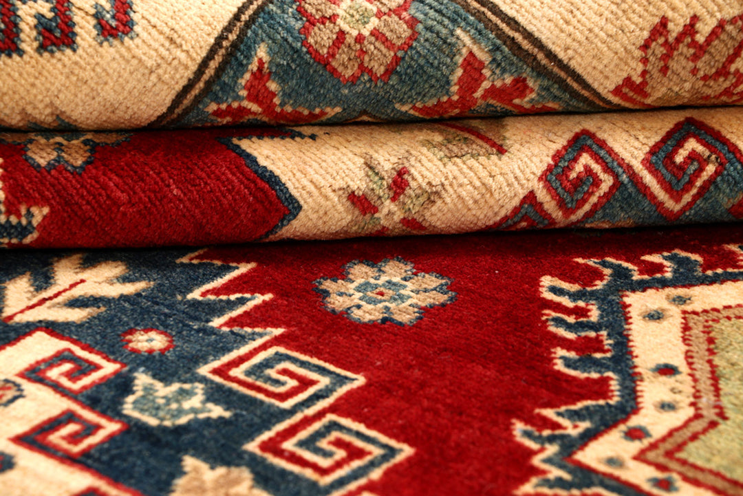 Firebrick Kazak 6' 7 x 9' 11 - No. 68233 - ALRUG Rug Store