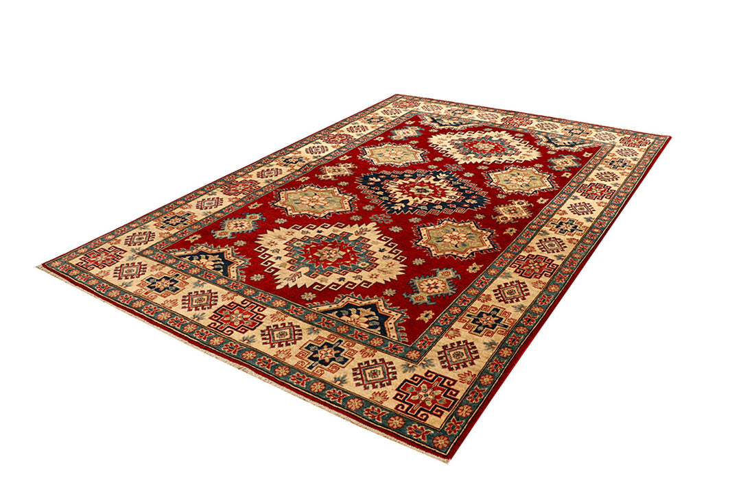 Firebrick Kazak 6' 7 x 9' 11 - No. 68233 - ALRUG Rug Store