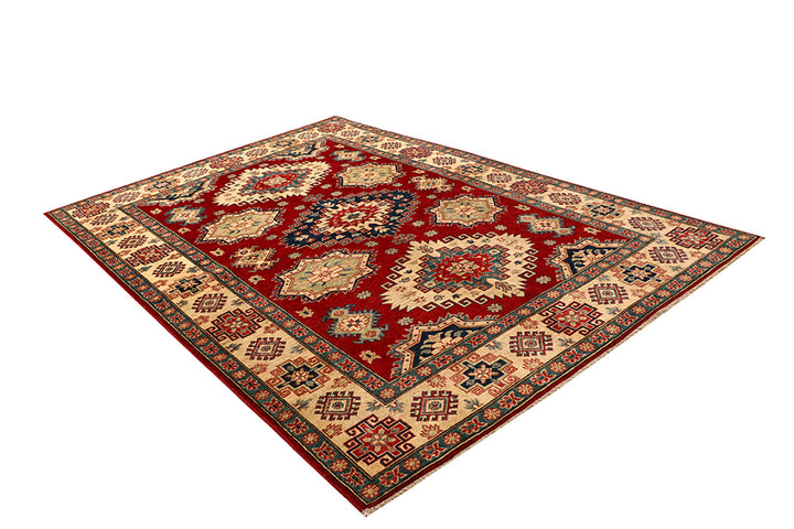 Firebrick Kazak 6' 7 x 9' 11 - No. 68233 - ALRUG Rug Store