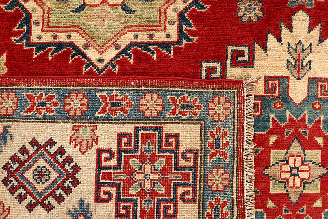 Firebrick Kazak 6' 7 x 9' 11 - No. 68233 - ALRUG Rug Store