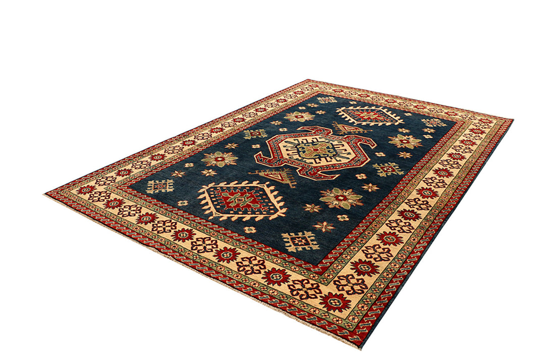 Midnight Blue Kazak 6' 6 x 9' 5 - No. 68234 - ALRUG Rug Store