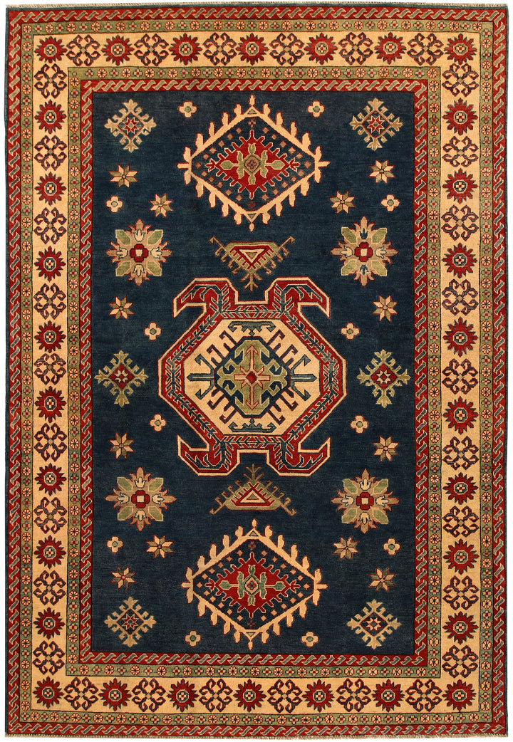 Midnight Blue Kazak 6' 6 x 9' 5 - No. 68234 - ALRUG Rug Store