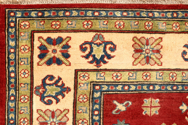 Firebrick Kazak 6' 7 x 9' 5 - No. 68235 - ALRUG Rug Store