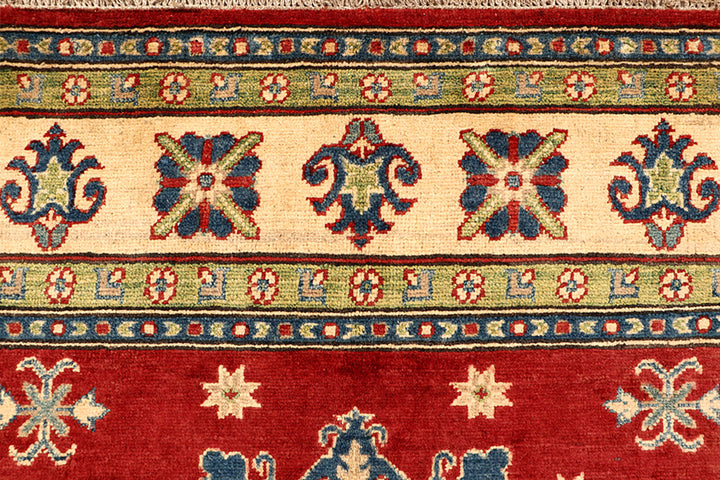 Firebrick Kazak 6' 7 x 9' 5 - No. 68235 - ALRUG Rug Store
