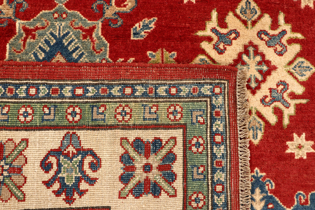 Firebrick Kazak 6' 7 x 9' 5 - No. 68235 - ALRUG Rug Store