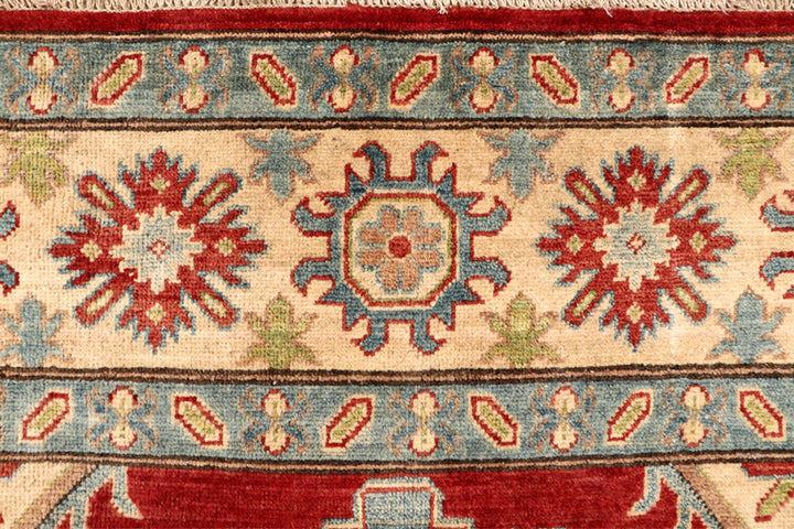 Firebrick Kazak 6' 6 x 9' 11 - No. 68236 - ALRUG Rug Store