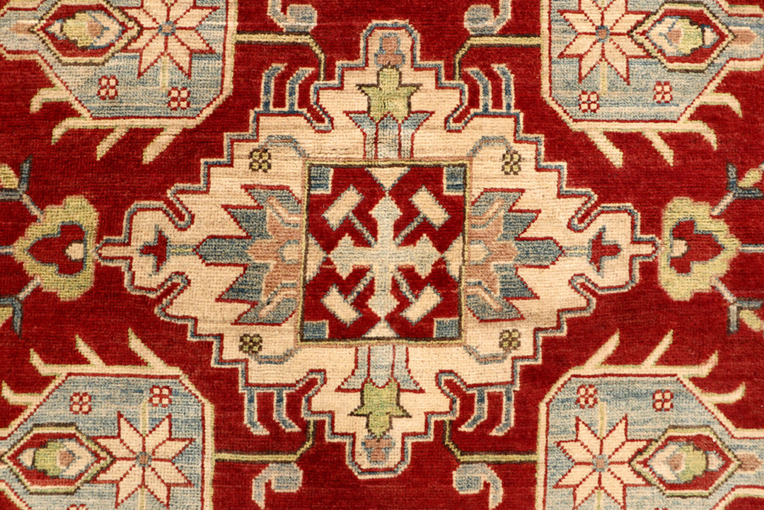 Firebrick Kazak 6' 6 x 9' 11 - No. 68236 - ALRUG Rug Store