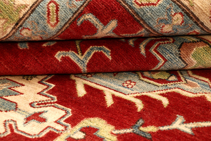 Firebrick Kazak 6' 6 x 9' 11 - No. 68236 - ALRUG Rug Store