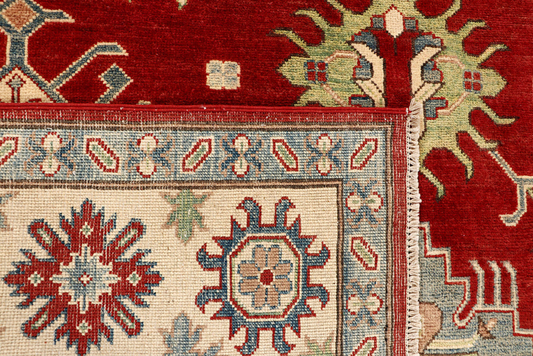Firebrick Kazak 6' 6 x 9' 11 - No. 68236 - ALRUG Rug Store