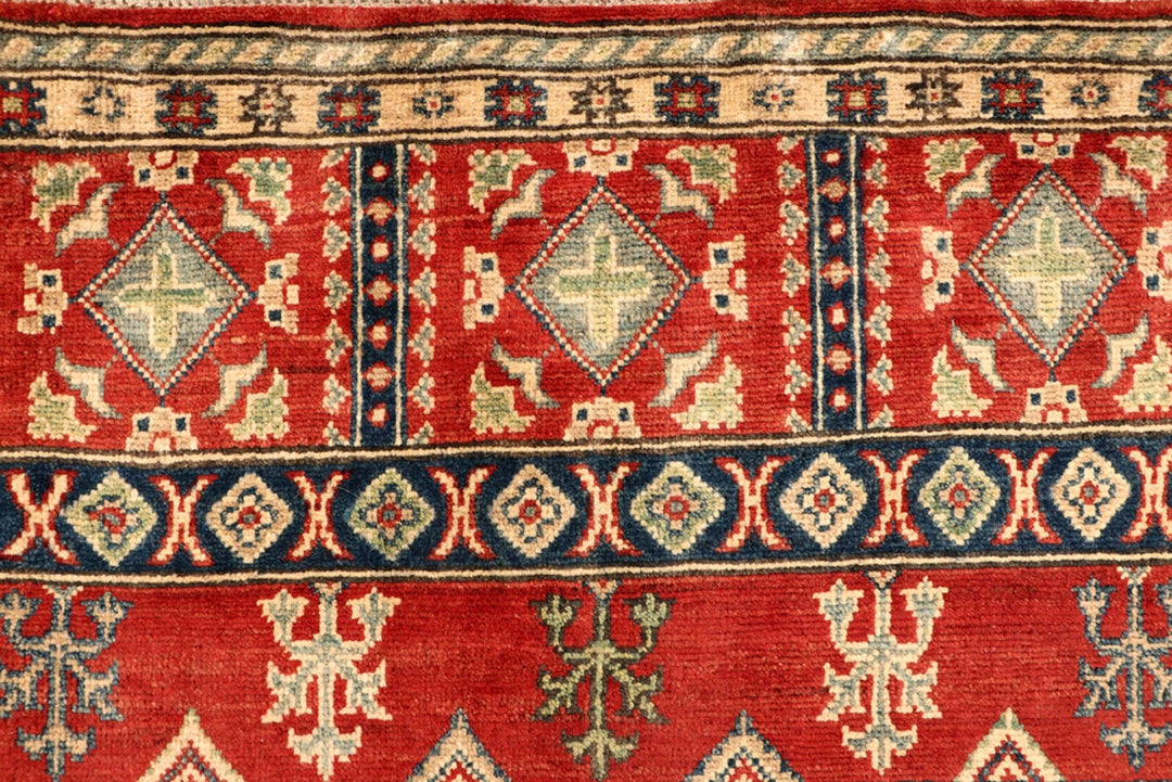 Multi Colored Kazak 6' 9 x 9' 6 - No. 68238 - ALRUG Rug Store
