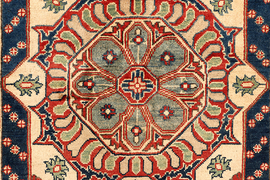 Multi Colored Kazak 6' 9 x 9' 6 - No. 68238 - ALRUG Rug Store