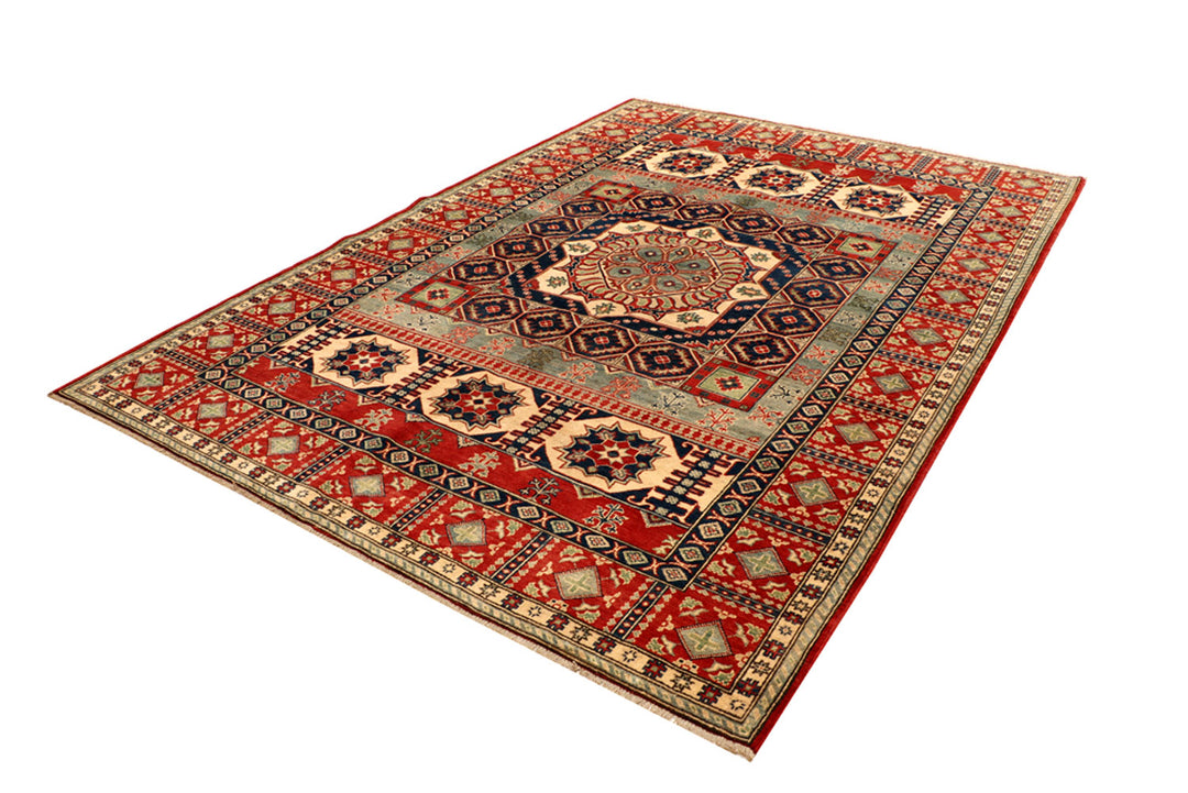 Multi Colored Kazak 6' 9 x 9' 6 - No. 68238 - ALRUG Rug Store