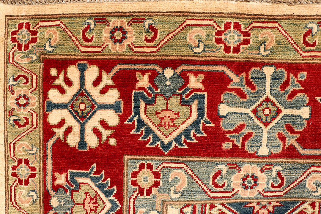 Navajo White Kazak 6' 8 x 9' 9 - No. 68239 - ALRUG Rug Store