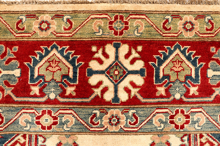 Navajo White Kazak 6' 8 x 9' 9 - No. 68239 - ALRUG Rug Store