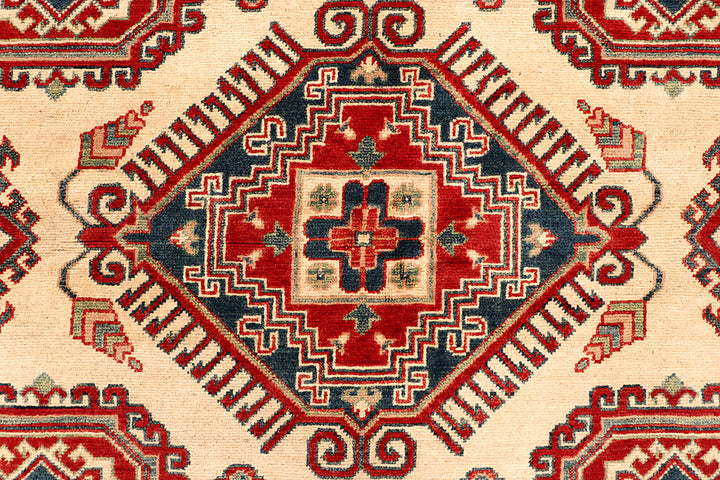 Navajo White Kazak 6' 8 x 9' 9 - No. 68239 - ALRUG Rug Store