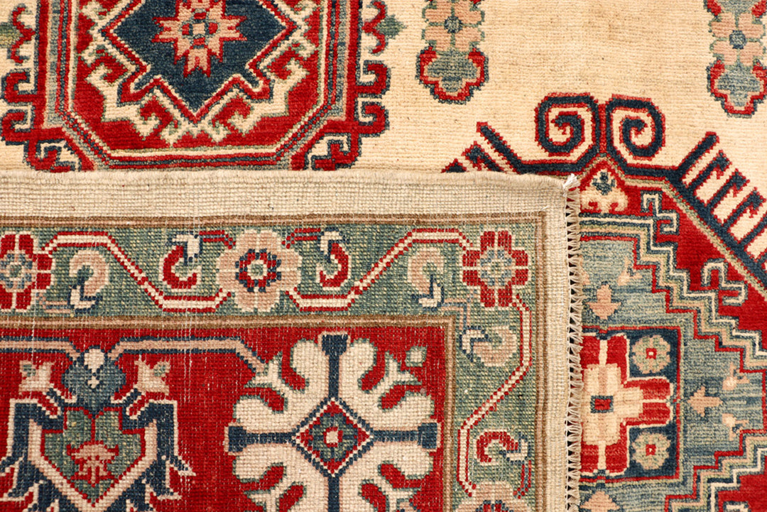 Navajo White Kazak 6' 8 x 9' 9 - No. 68239 - ALRUG Rug Store