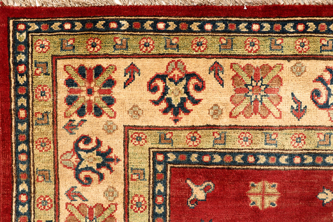 Firebrick Kazak 6' 7 x 9' 8 - No. 68240 - ALRUG Rug Store