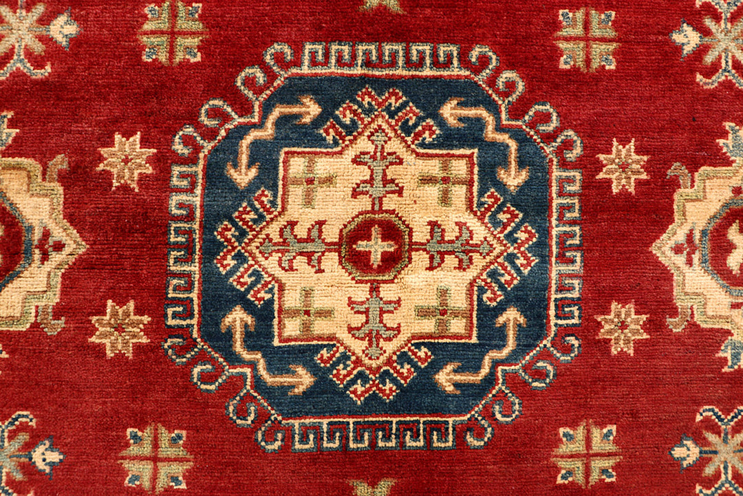 Firebrick Kazak 6' 7 x 9' 8 - No. 68240 - ALRUG Rug Store