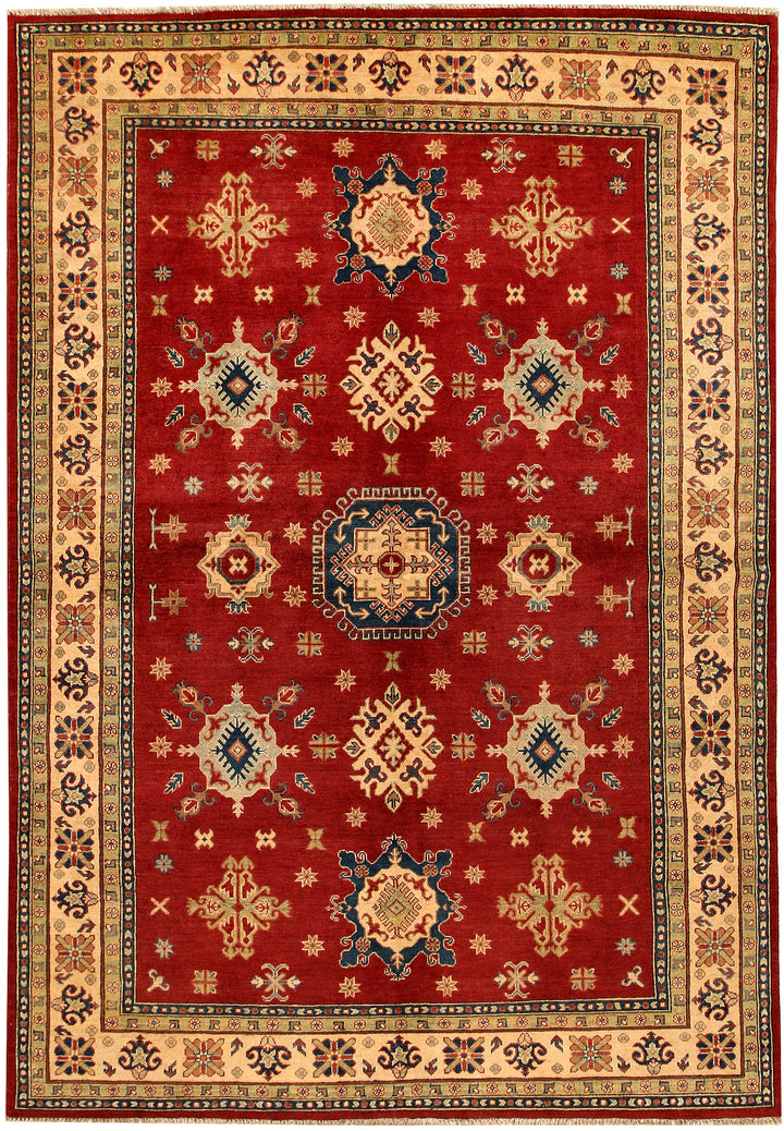 Firebrick Kazak 6' 7 x 9' 8 - No. 68240 - ALRUG Rug Store