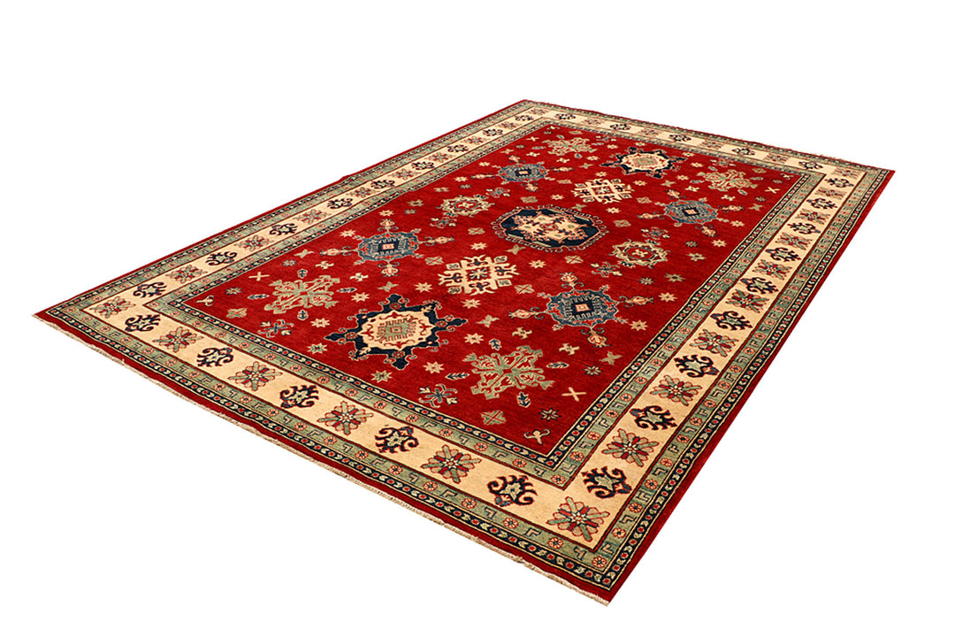 Firebrick Kazak 6' 8 x 10' - No. 68241 - ALRUG Rug Store