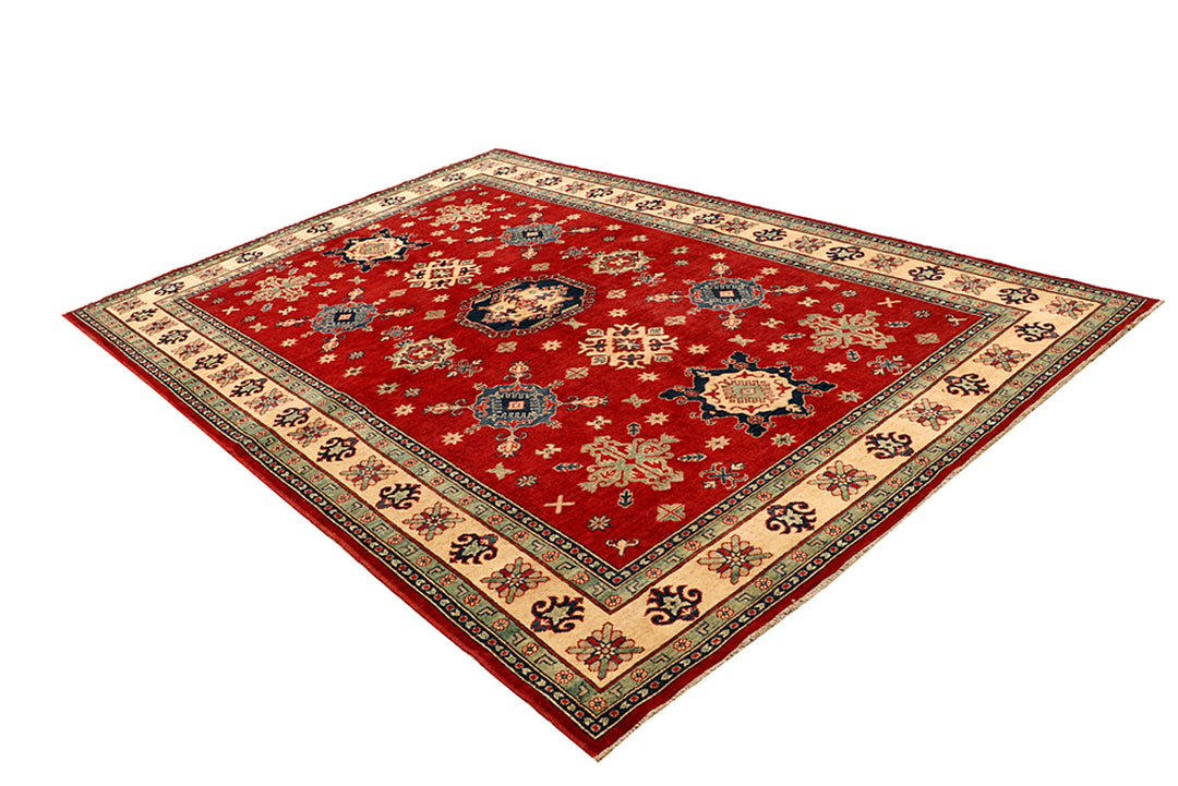 Firebrick Kazak 6' 8 x 10' - No. 68241 - ALRUG Rug Store
