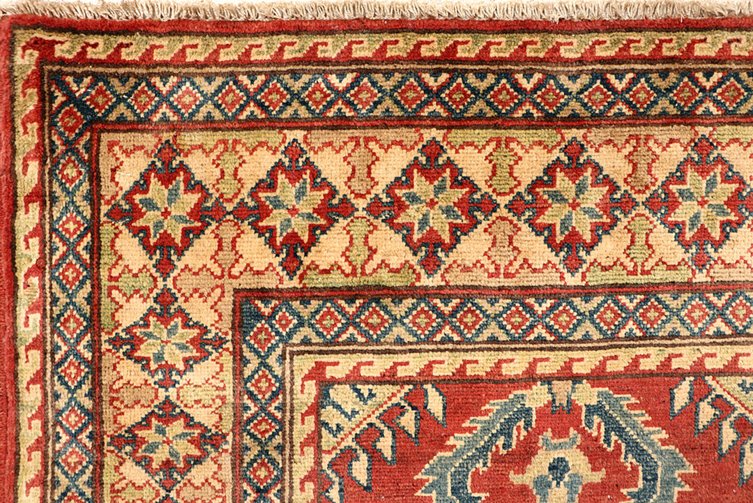 Tomato Kazak 6' 7 x 9' 9 - No. 68242 - ALRUG Rug Store