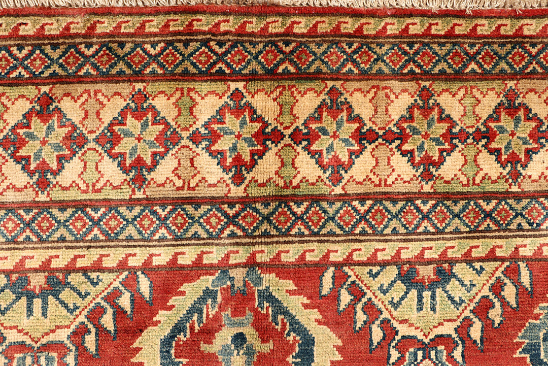 Tomato Kazak 6' 7 x 9' 9 - No. 68242 - ALRUG Rug Store