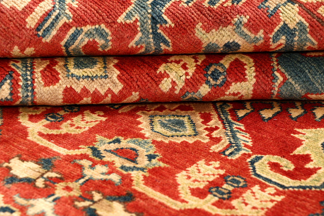 Tomato Kazak 6' 7 x 9' 9 - No. 68242 - ALRUG Rug Store