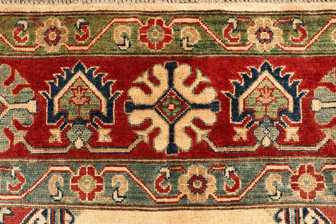 Navajo White Kazak 6' 7 x 9' 8 - No. 68243 - ALRUG Rug Store