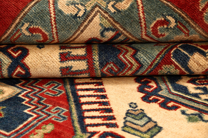 Navajo White Kazak 6' 7 x 9' 8 - No. 68243 - ALRUG Rug Store