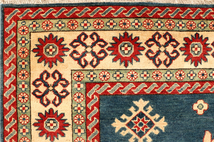 Steel Blue Kazak 6' 6 x 9' 7 - No. 68244 - ALRUG Rug Store