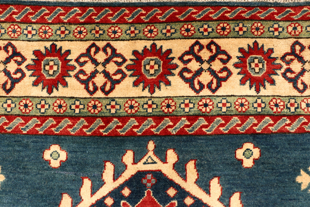 Steel Blue Kazak 6' 6 x 9' 7 - No. 68244 - ALRUG Rug Store