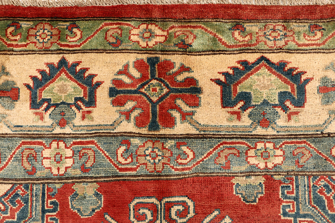 Firebrick Kazak 6' 7 x 9' 8 - No. 68245 - ALRUG Rug Store