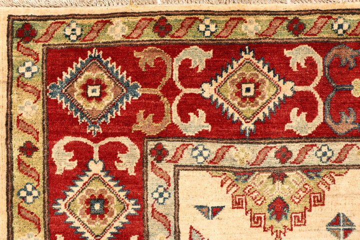 Navajo White Kazak 6' 9 x 9' 7 - No. 68246 - ALRUG Rug Store