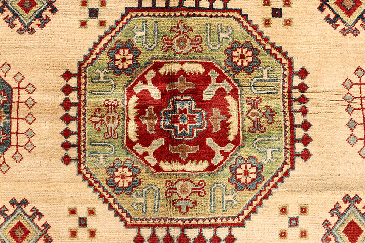 Navajo White Kazak 6' 9 x 9' 7 - No. 68246 - ALRUG Rug Store