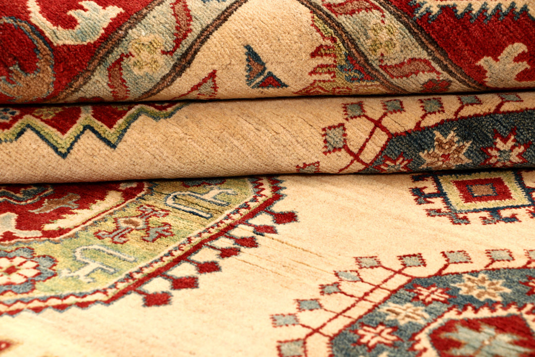 Navajo White Kazak 6' 9 x 9' 7 - No. 68246 - ALRUG Rug Store