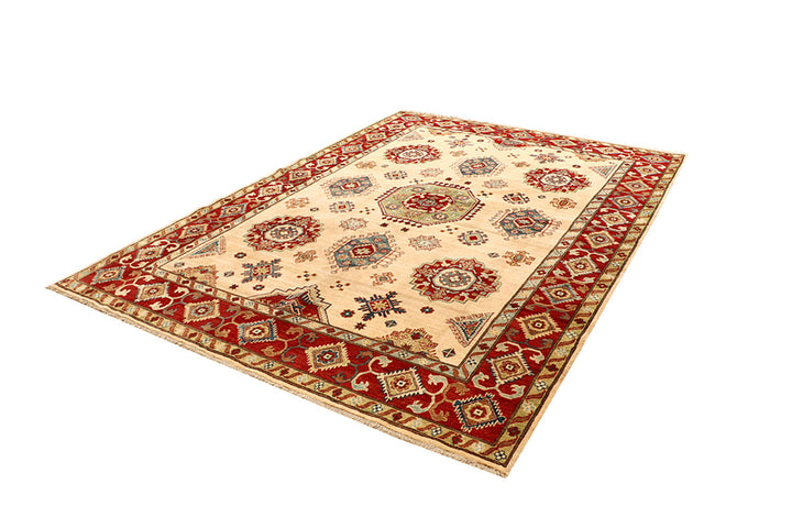 Navajo White Kazak 6' 9 x 9' 7 - No. 68246 - ALRUG Rug Store