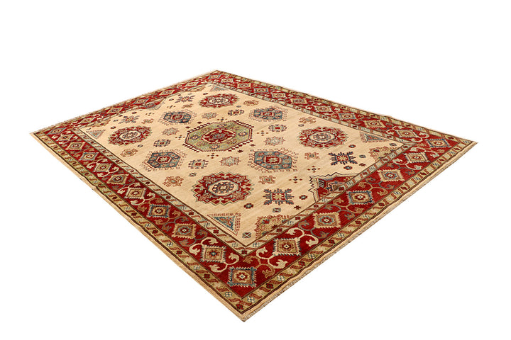 Navajo White Kazak 6' 9 x 9' 7 - No. 68246 - ALRUG Rug Store