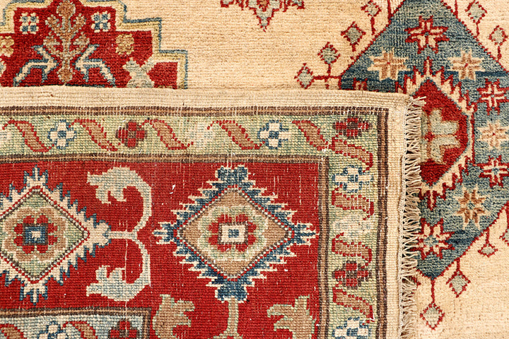 Navajo White Kazak 6' 9 x 9' 7 - No. 68246 - ALRUG Rug Store