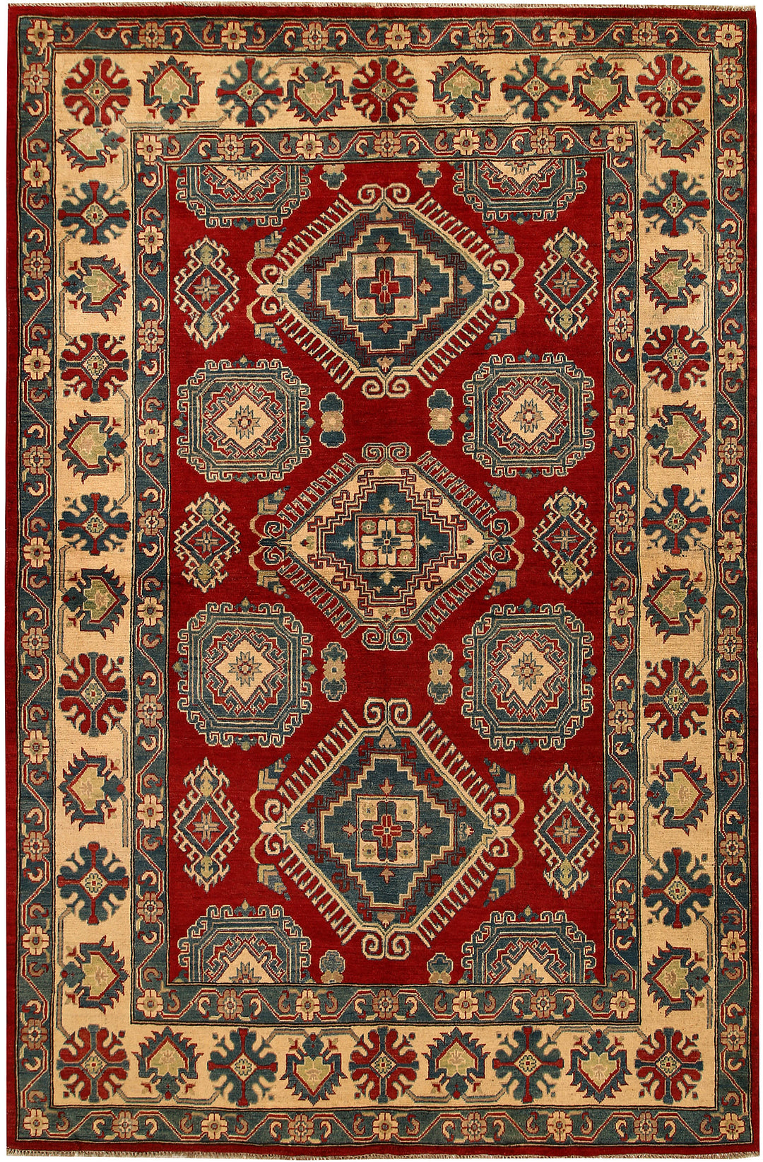 Firebrick Kazak 6' 4 x 9' 8 - No. 68247 - ALRUG Rug Store