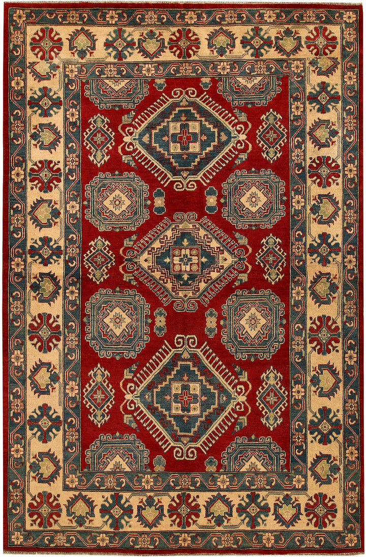 Firebrick Kazak 6' 4 x 9' 8 - No. 68247 - ALRUG Rug Store