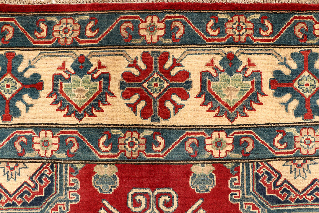 Firebrick Kazak 6' 6 x 9' 5 - No. 68248 - ALRUG Rug Store
