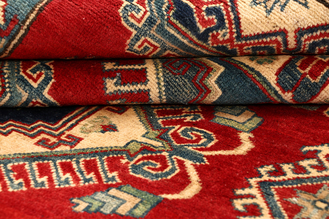 Firebrick Kazak 6' 6 x 9' 5 - No. 68248 - ALRUG Rug Store