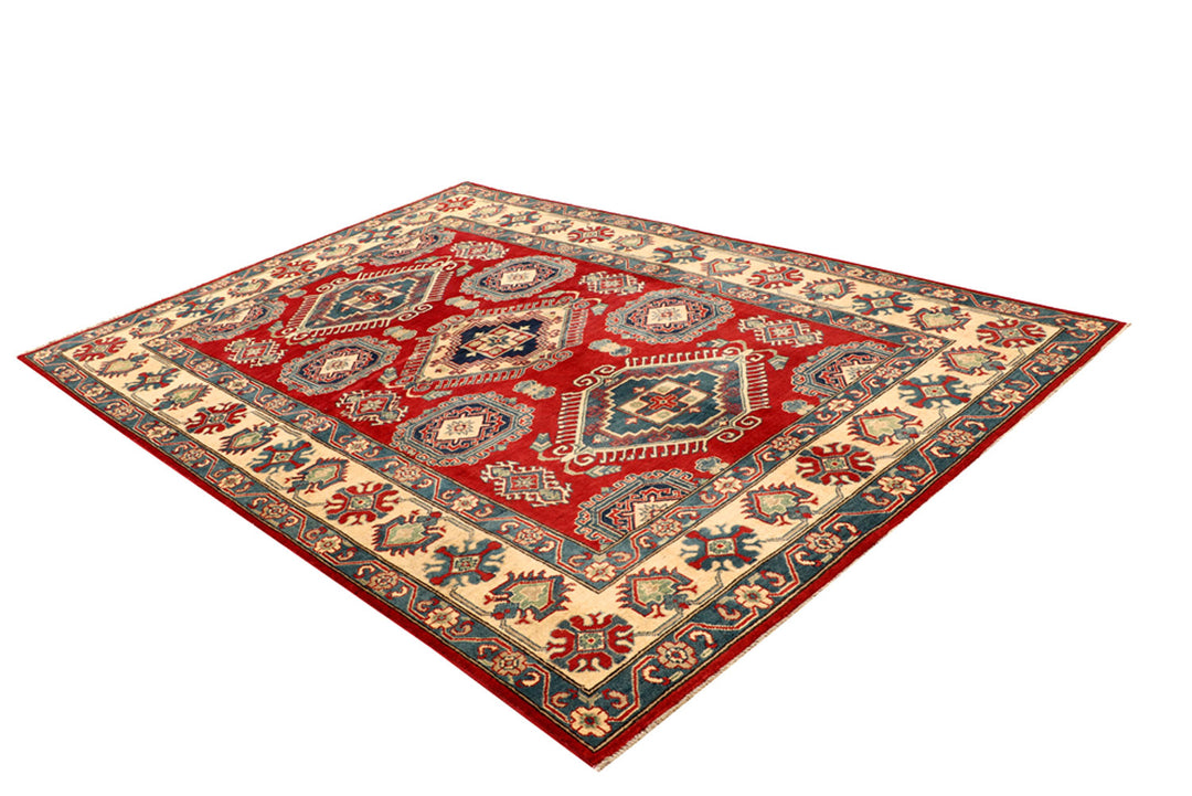 Firebrick Kazak 6' 6 x 9' 5 - No. 68248 - ALRUG Rug Store