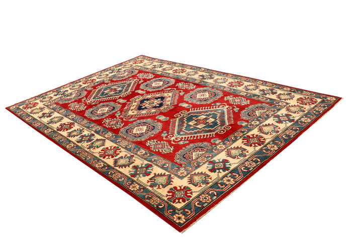 Firebrick Kazak 6' 6 x 9' 5 - No. 68248 - ALRUG Rug Store
